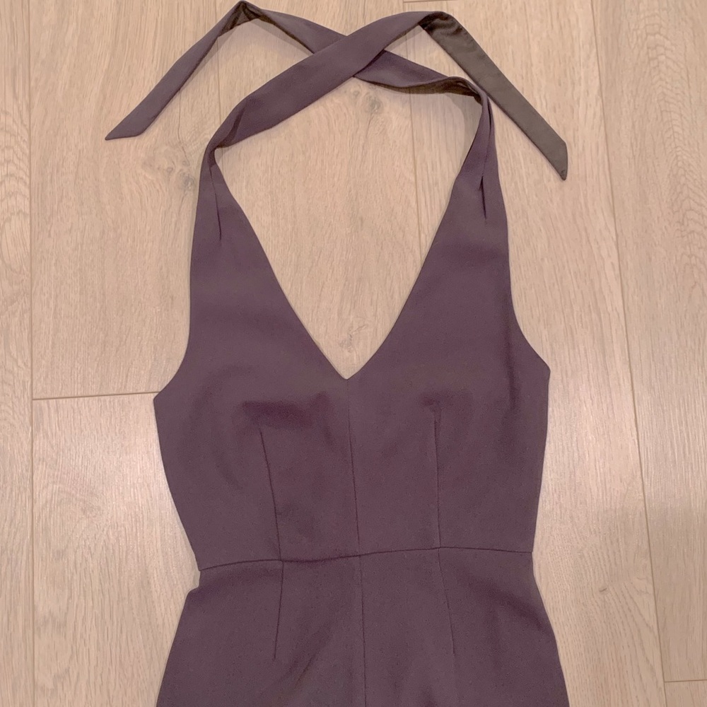 Guess by Marciano size 0 Grey Halter Jumpsuit NWT - Picture 7 of 14